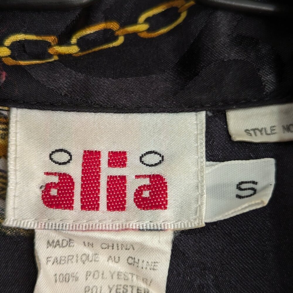 Vintage Alia Baroque 80's Pocketwatch Maximalism Jacket - Picture 9 of 11
